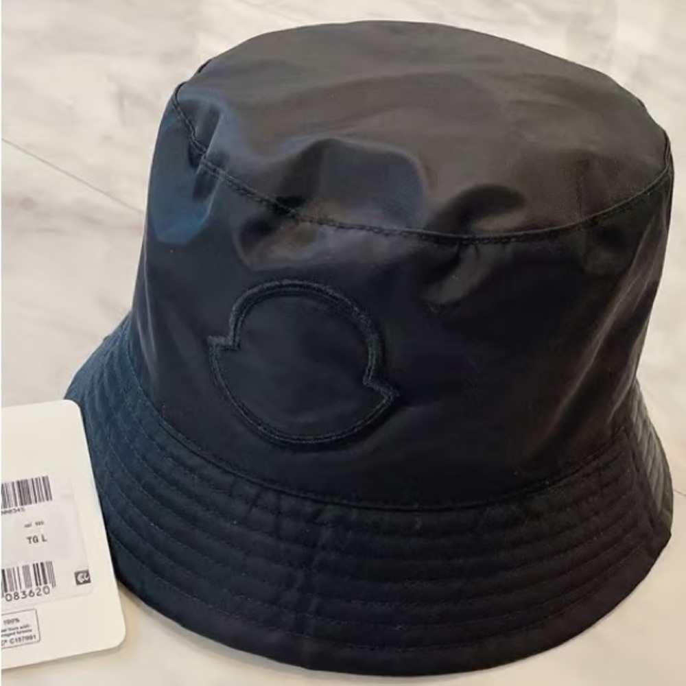 Moncler Black Bucket Hat